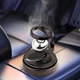 Автомобильный освежитель воздуха на солнечной энергии с вращающимися элементами 360°, парфюм черный для авто - изображение 6