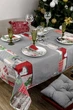 Скатерть Merry Christmas ProDobro 132х180 см текстиль для сервировки стола новогодняя скатерть (570429) - изображение 7