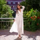 Длинное белое вечернее платье для невест FashionYouWant S белый 43425479 - изображение 4