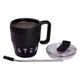 Термочашка Coffee & Tea з трубочкою чорна HP-14-23B - зображення 4