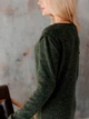 Платье миди вязаное осеннее женское ARTKNIT Николь М Темно-зеленое (2251948762019) - изображение 4