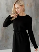 Платье длинное вязаное осеннее женское ARTKNIT Николь S Черное (2251948565016) - изображение 9