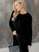 Платье миди вязаное осеннее женское ARTKNIT Николь L Черное (2251948563012) - изображение 8