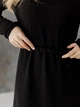 Платье короткое вязаное осеннее женское ARTKNIT Николь L Черное (2251948560011) - изображение 8