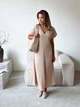 Платье длинное летнее женское ARTKNIT Селеста S Бежевое (2251948337019) - изображение 5