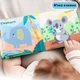 Книжка детская Animal Лев 10*10 см, пищит, шуршит, развивающая, для малышей с рождения - изображение 2