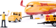 Іграшковий набір Siku World Транспортний літак DHL з аксесуарами (4006874017027) - зображення 3
