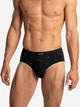 Набор трусов слипов мужских хлопковых Lama Cotton collection 1073CL 2XL 2 шт Черный/Синий (5904577910289) - изображение 2
