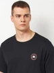 Футболка бавовняна довга чоловіча Converse CVM5T565-BLK M Чорна (0198820121248) - зображення 4