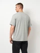 Футболка хлопковая длинная мужская Converse CVM5T565-M6X M Серая (0198820069755) - изображение 2