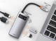 USB-хаб Baseus Type-C Hub 4-в-1 CAHUB-CY0G быстрая зарядка PD100 Вт + HDMI 4K 30 Гц + USB 2.0 + USB 3.0 (33490_PD100) - изображение 9
