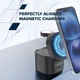 Бездротова зарядна підставка Canyon OnCharge 405 White 4-в-1 (CNS-WCS405W) - зображення 11