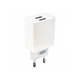 Мережевий зарядний пристрій XO L65 (2USB/2.4A) + USB - Lightning (30pc), White - зображення 1