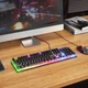 Проводная игровая клавиатура и мышка Hoco GM18 с RGB подсветкой, Black - изображение 9