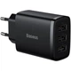Мережевий зарядний пристрій 3USB Baseus Compact Charger 17W (CCXJ020101), Black - зображення 5