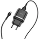 Сетевое зарядное устройство Hoco N3 QC3.0 USB 3.0A 18W с кабелем Micro-USB 1m, Black - изображение 3