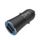 Автомобільний зарядний пристрій для Hoco Z30A Easy route 2USB 3.1A без кабеля, Black - зображення 2