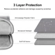 Чехол-сумка Textile для Lenovo Tab M8 (Gen 4) gray - изображение 5
