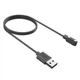 USB кабель-зарядка для Haylou Haylou Solar Plus RT3 0.6м, Black - зображення 2