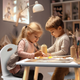 Zestaw drewniany dla dzieci Ricokids Stolik + 2 krzesełka RC-848 (5903890622008) - obraz 9