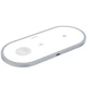 Беспроводное зарядное устройство Hoco CW24 для смартфонов с технологией Qi Apple Watch, AirPods White - изображение 2