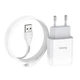 Мережевий зарядний пристрій Hoco C73A 2 Usb 2.4A Lightning 1m, White - зображення 2
