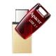USB / Type-C флешка Apacer AH180 16GB USB 3.1 Red - изображение 1