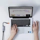 HUB переходник адаптер Baseus Gigabit LAN Adapter CAHUB-AF0G USB / Type-C / RJ45, Dark Gray - изображение 7