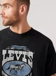 Футболка бавовняна довга чоловіча Levi`s 771032595 S Чорна з принтом (1159845823) - зображення 4
