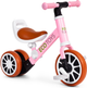 Rowerek biegowy EcoToys z pedałami 2w1 Różowy (5905817007080) - obraz 1