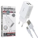 Сетевое зарядное устройство WK WP-U56m 2USB 2A с кабелем MicroUSB, White - изображение 2
