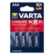 Батарейка Varta Longlife Max Power AAA LR03 Alkaline Blue - изображение 2