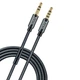 AUX кабель Hoco UPA04 Noble Sound микрофон 1м Black (GB 4943.1-2011) - изображение 1