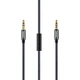 AUX кабель Hoco UPA04 Noble Sound микрофон 1м Black (GB 4943.1-2011) - изображение 2
