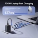 Сетевое зарядное устройство Baseus EnerFill FE11 100W 2x USB-C USB-A - изображение 2