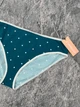 Бавовняні трусики Thirdlove Everyday Cotton Bikini Розмір: L - сині в горошок - изображение 3