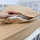Однотонное детское постельное белье в кровать 160х80 см Oh My Kids «Beige» с пододеяльником 140х110 см, ранфорс - изображение 4