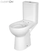 Унитаз-компакт CERSANIT Etiuda New CleanOn 593 011 3/6 с бачком без сиденья K100-387 - изображение 2