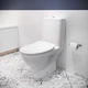 Унитаз-компакт CERSANIT Moduo SBTW CleanOn 651 011 3/5 с бачком и сиденьем Slim Soft Close дюропласт K116-003 - изображение 2