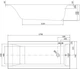 Ванна акриловая CERSANIT Larga S301-303 170x75 + ножки - изображение 4