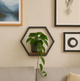 Kwietnik ścienny ModernHome by Multistore ME-ATS02 półka wisząca w kształcie heksagonu w ozdobie Loft (5905817007585) - obraz 9