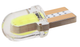 Лампочка автомобільна T10 W5W COB LED - синій - зображення 6