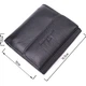 Компактный женский кошелек с монетницей снаружи из натуральной кожи ST Leather 22542 Черный - изображение 3