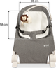 Leżaczek dziecięcy Caretero Pine Grey TERO-80611 (5908310397870) - obraz 11