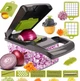 Ручной мультислайсер 14в1 Kitchen Ideas Veggie Slicer HA-347 многофункциональная овощерезка с контейнером - изображение 1