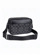 Крос-боді чоловіча сумка Coach Graham Crossbody In Signature Canvas, чорна з пильником - зображення 2