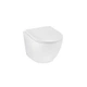 Унитаз подвесной безободковый Kroner Harz WHI493736 RIMLESS с сиденьем Slim Duroplast / Soft-close / Quick relase (KH493736WHIR) - изображение 1
