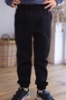 Теплі дитячі штани (унісекс) однотонні на манжеті Носи своє 104 Чорний (p-12133-134306) - изображение 6