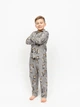 Піжама дитяча унісекс Cyberjammies Parker 3014 6-7 лет/122см Сірий із принтом пінгвіна (5051877531574) - изображение 3