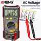 Мультиметр цифровой ANENG SZ304 2000 Counts, измерение AC/DC напряжения, тока, сопротивления, NCV, высокоточный профессиональный тестер, черный - изображение 2